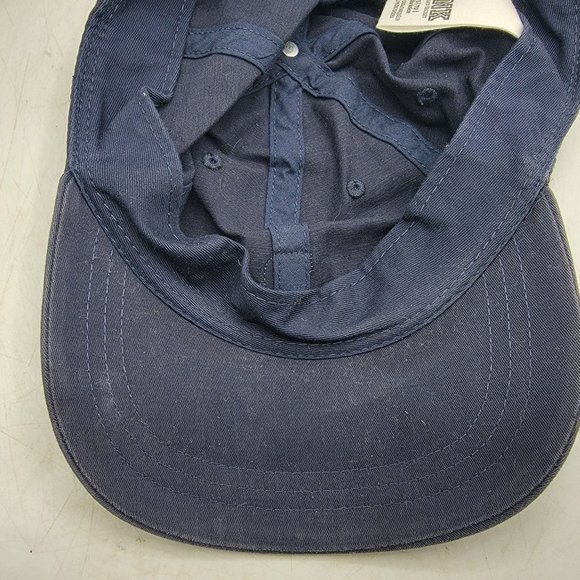 PINK Victorias Secret Navy Blue Baseball Cap Hat Adjustable Comfort Casual - Picture 8 of 9